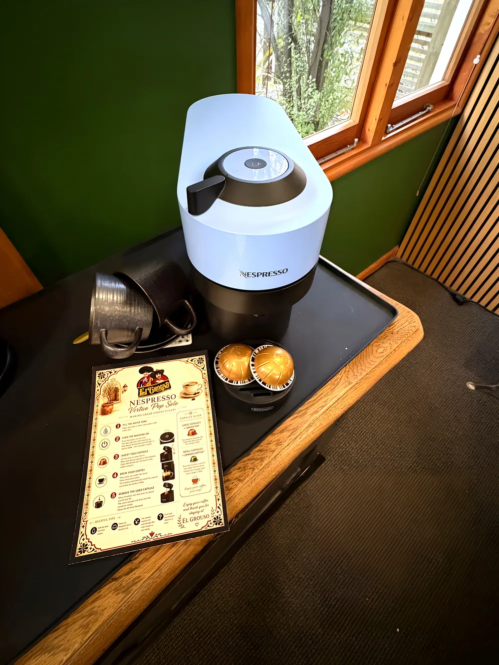 Tea and coffee facilities at the property