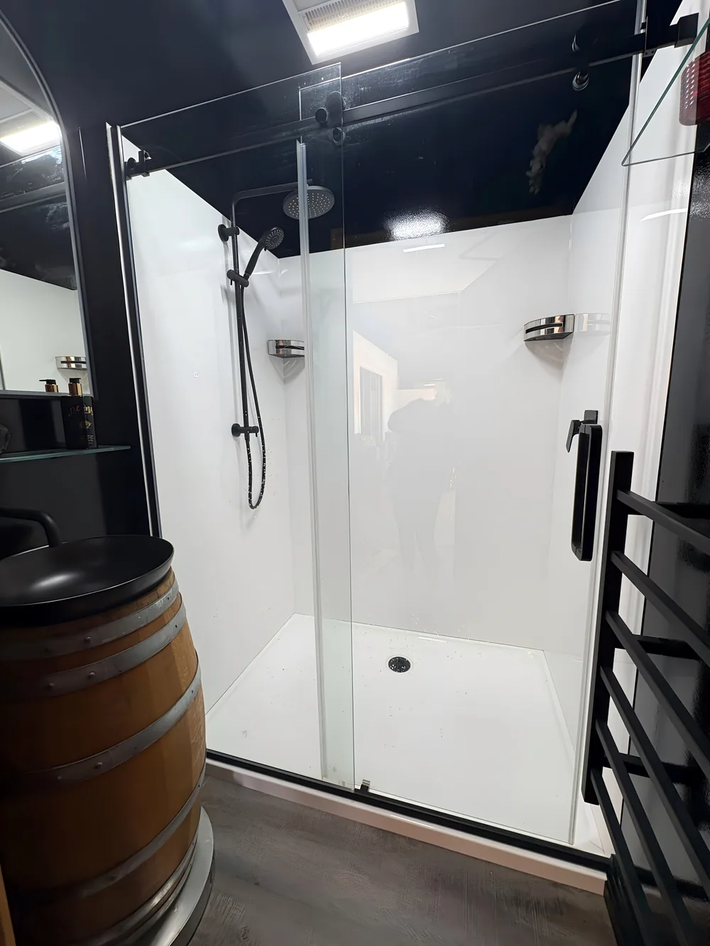The separate shared shower